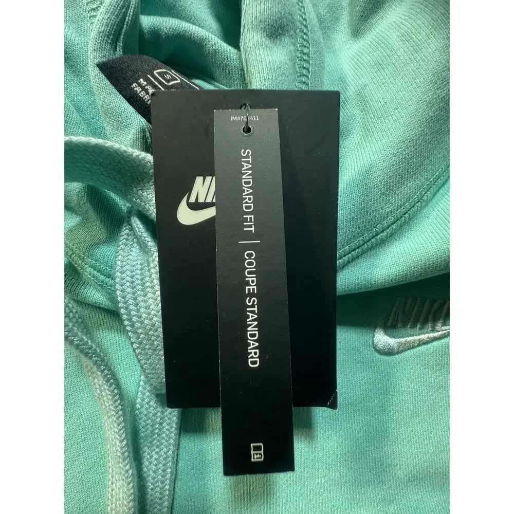 NIKE STANDARD FIT Men Green Hoodie‎ Sz S Brand New